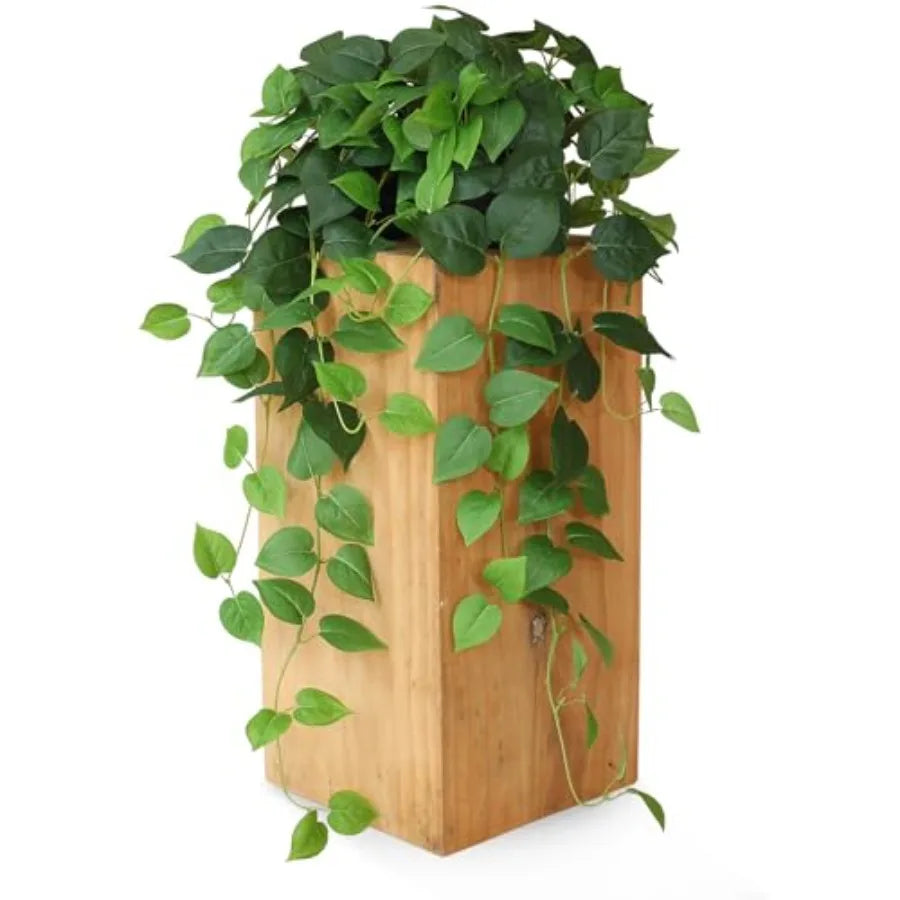 OLOEY Faux Pothos Hanging Plants 2 Silk Ivy Vines Indoor