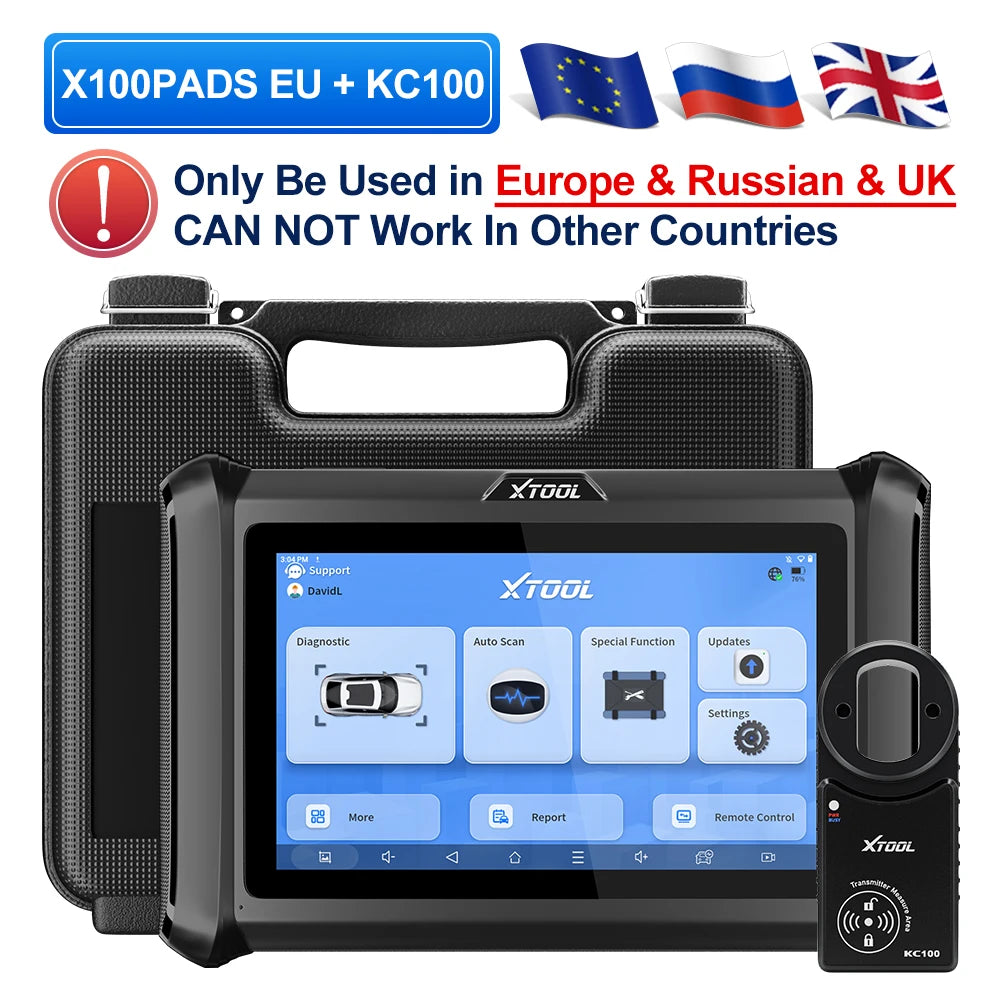 XTOOL X100PADS V2 IMMO Key Programming Tool All Keys
