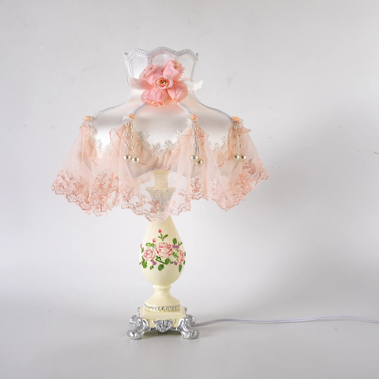 Princess Style LED Table Lamp Romantic Luxury Bedroom Decor