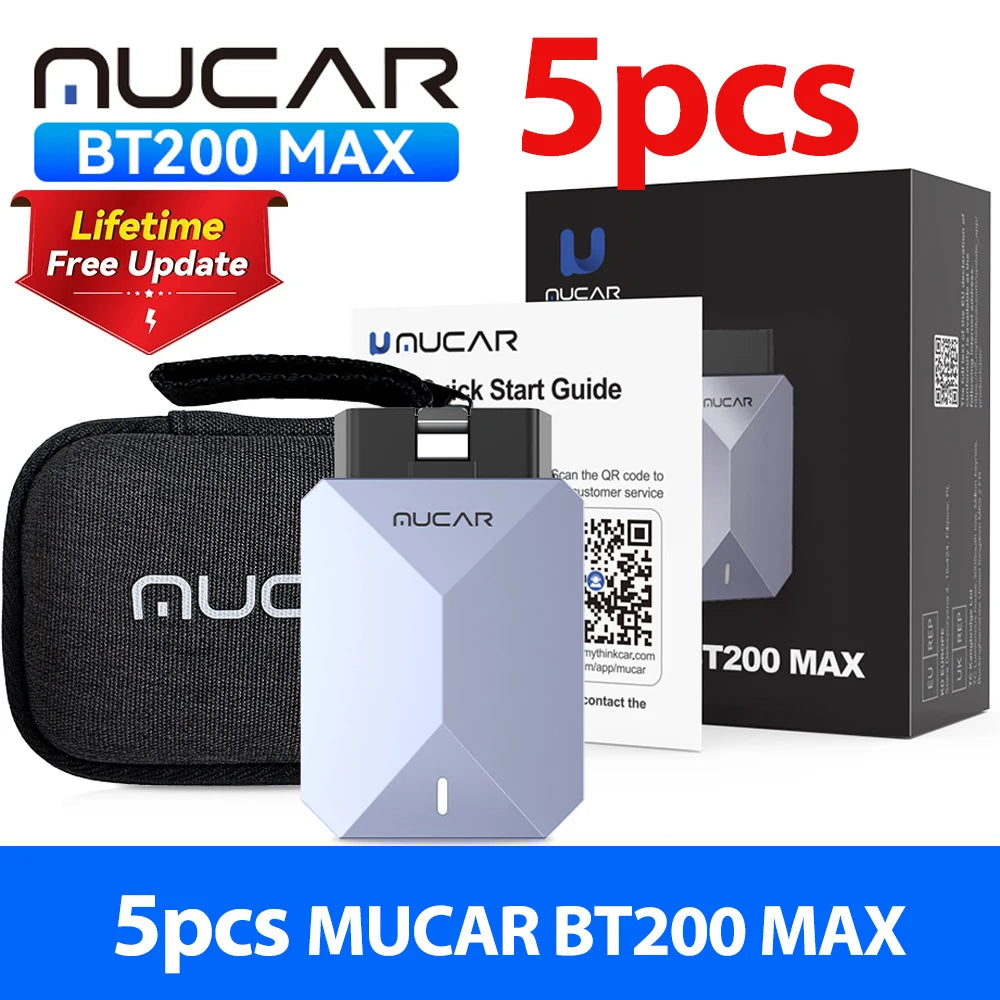 MUCAR BT200 Max OBD2 Scanner Bi-Directional Diagnostic Tool