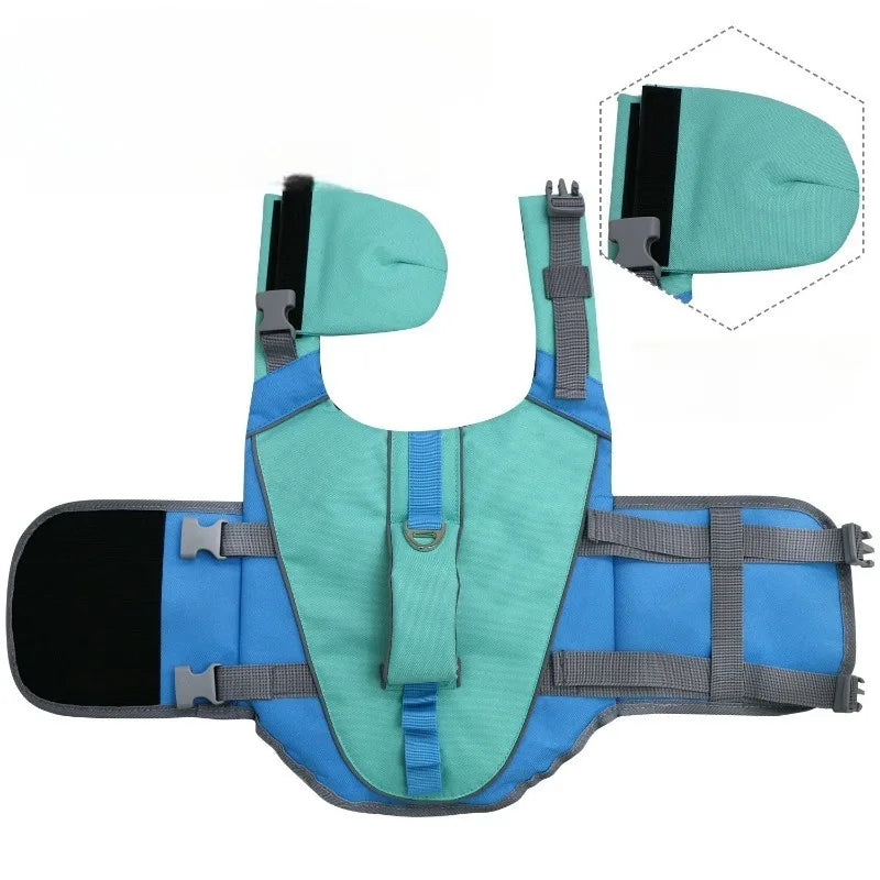 Dog Life Jacket For Summer Swimming Safety Vest For Pool Or Surfing