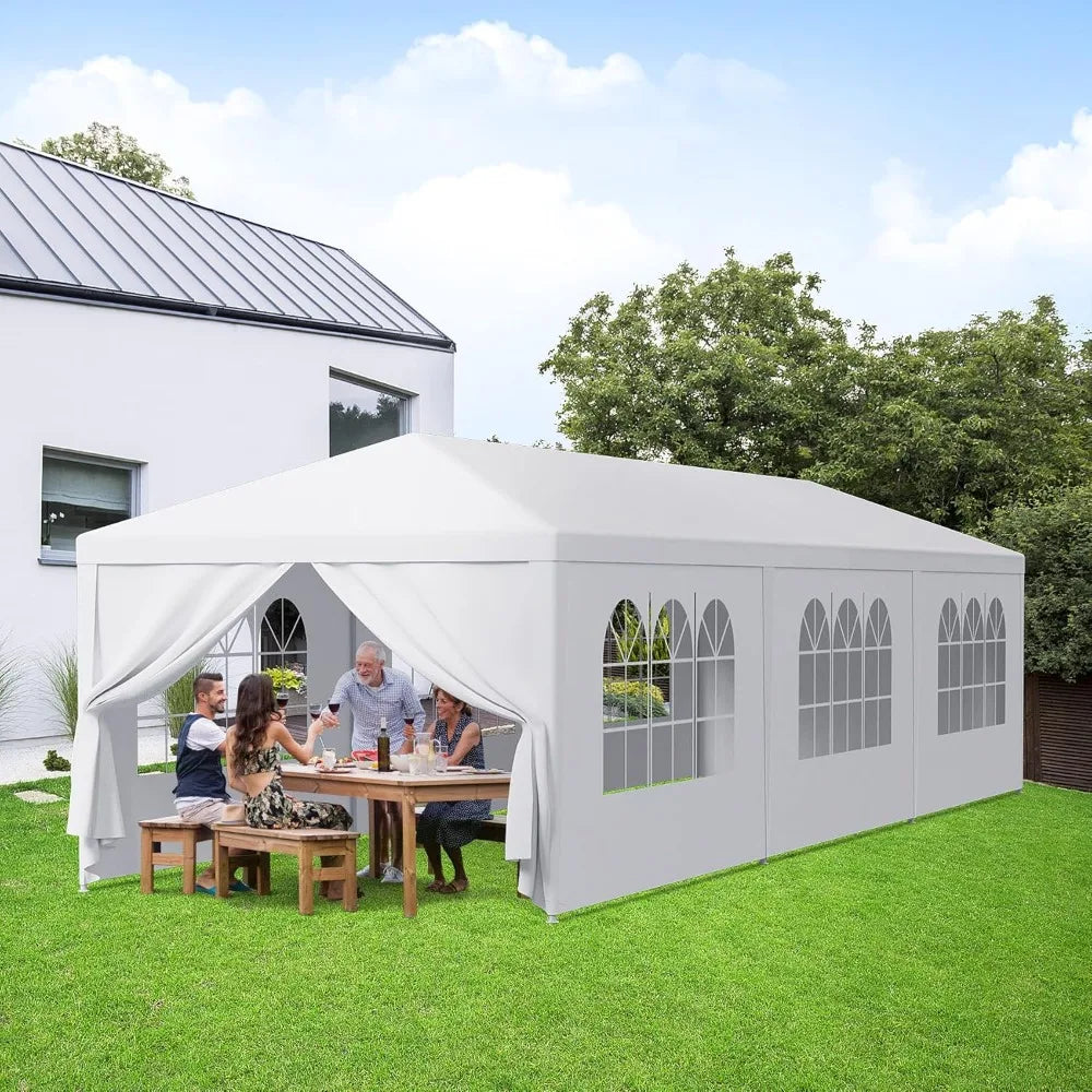 Party Tent Outdoor Canopy Gazebo Shelter With Sidewalls Heavy Duty Waterproof