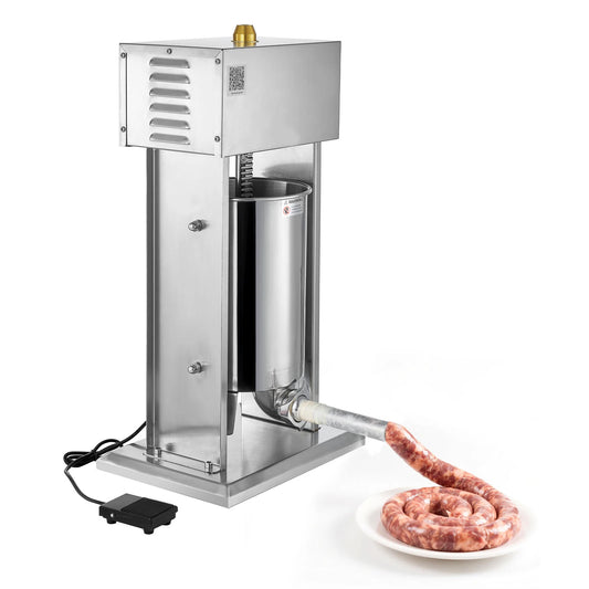 VEVOR Electric Sausage Stuffer Stainless Steel Stepless Speed Control