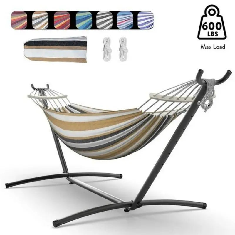 Gyroor Adjustable Stand Hammock 600 Pound Capacity With Storage Bag