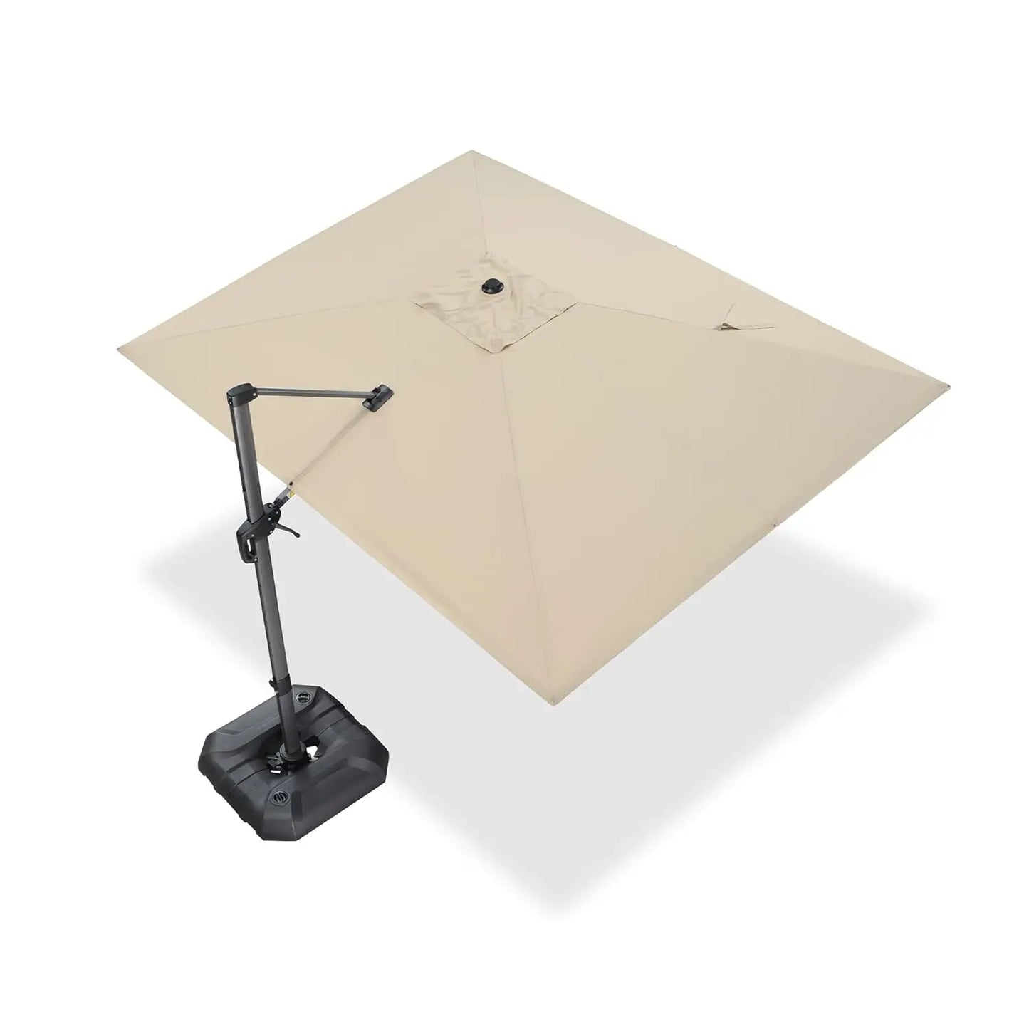 Rectangular Cantilever Patio Umbrella Aluminum Offset 360 Rotation