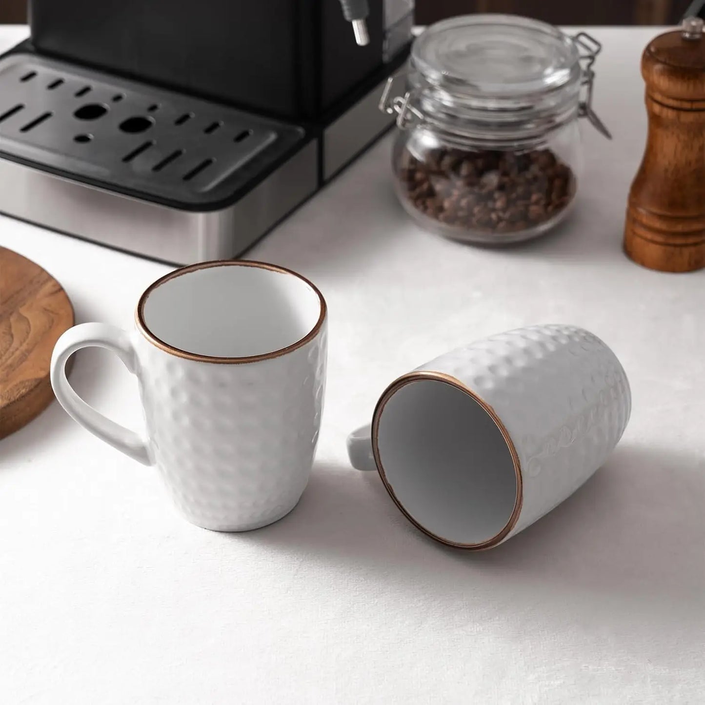 Six Piece Coffee Mug Set Microwave And Dishwasher Safe