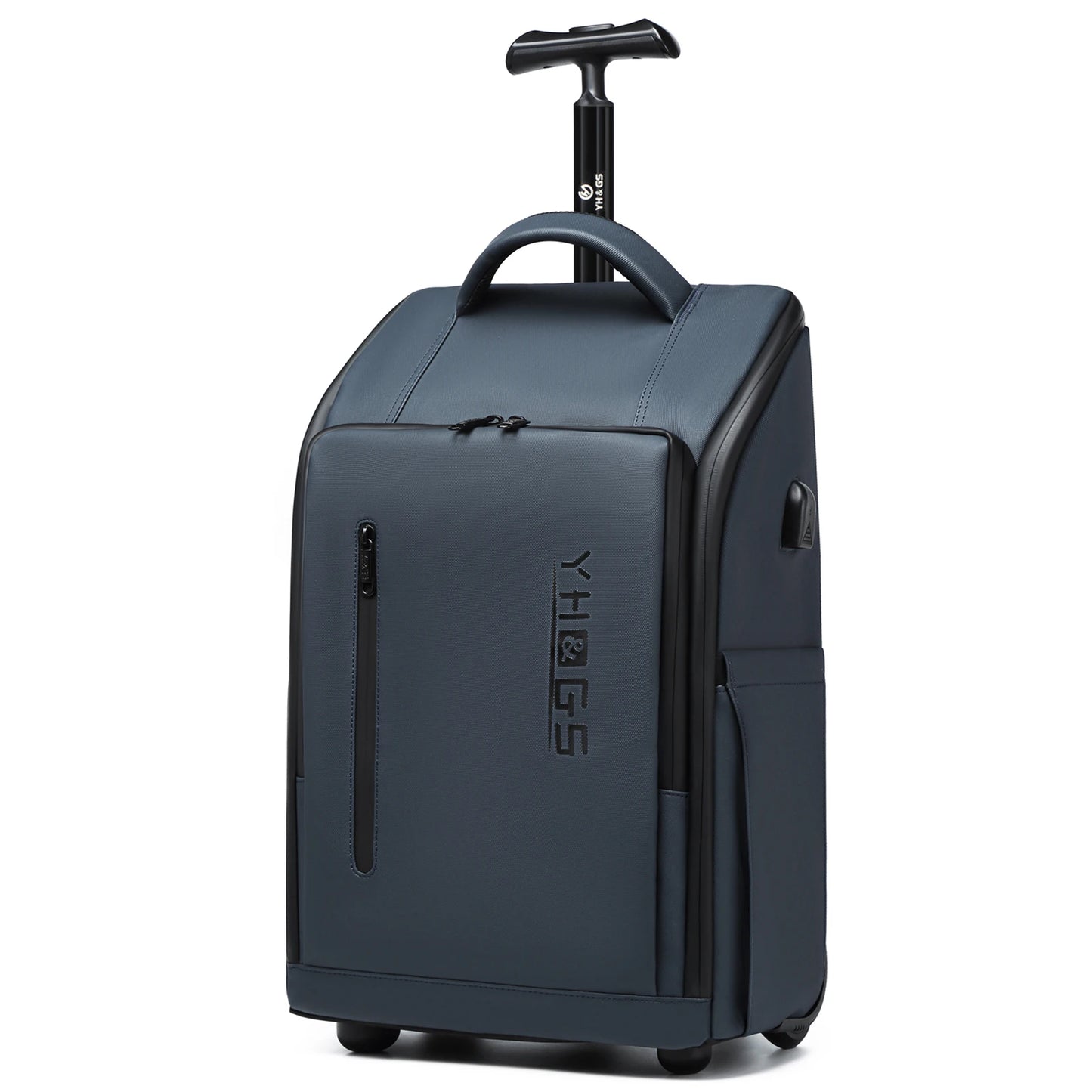 YHGSCN RUCYEN Rolling Backpack Laptop Case Water Resistant USB Luggage