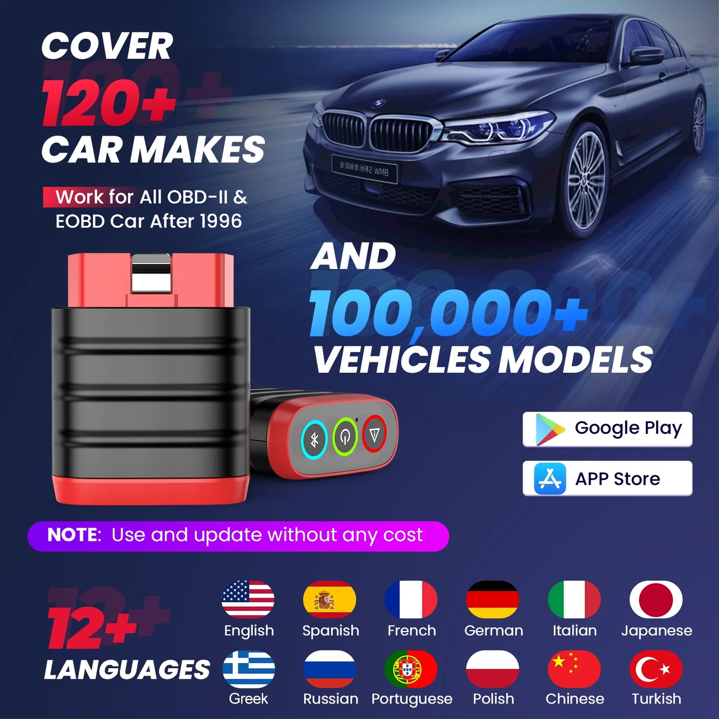 ThinkCar ThinkDiag Mini OBD2 Scanner Full OBD2 Diagnostics Tool