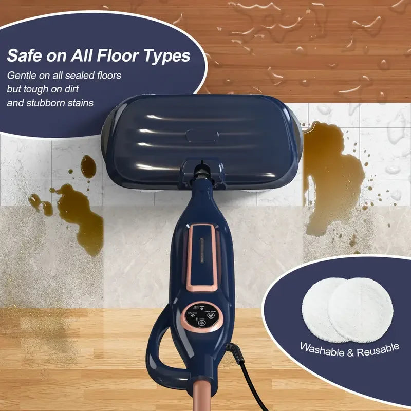 Devoac VM6 Scrubbing Steam Mop 1300W Power For Hardwood Floors
