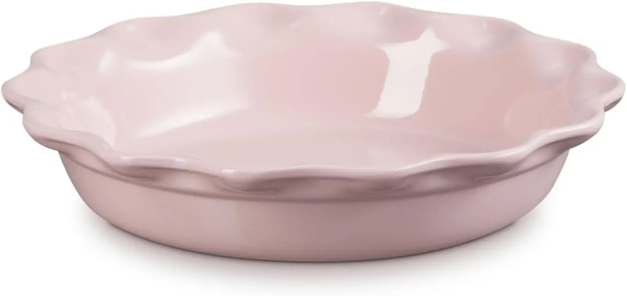 Stoneware Pie Dish For Even Baking Scratch-Resistant Easy Cleanup