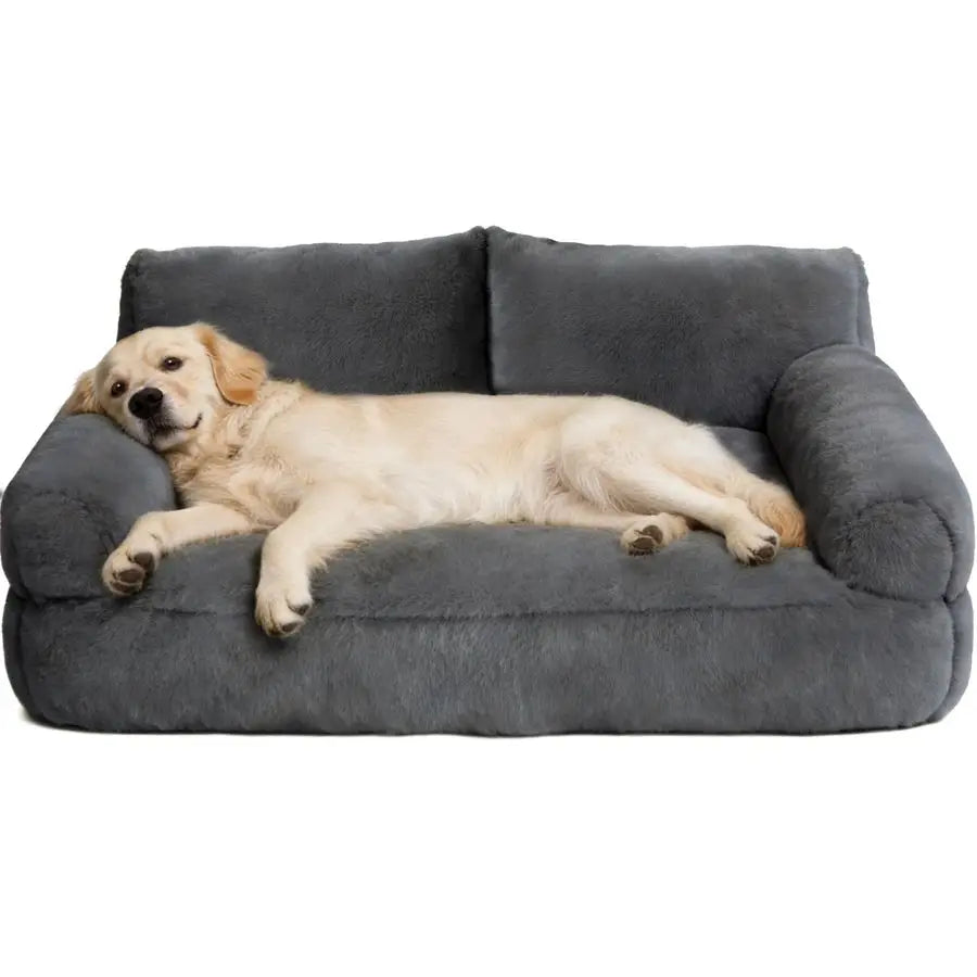 Cat Bed Plush Indoor Cat Couch For Medium Pets