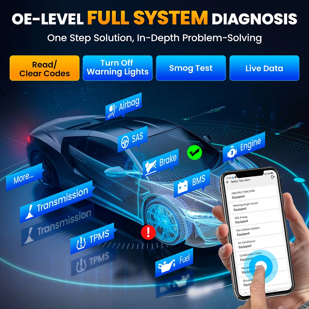 KINGBOLEN Soloscan All System ECU Coding OBD Scanner
