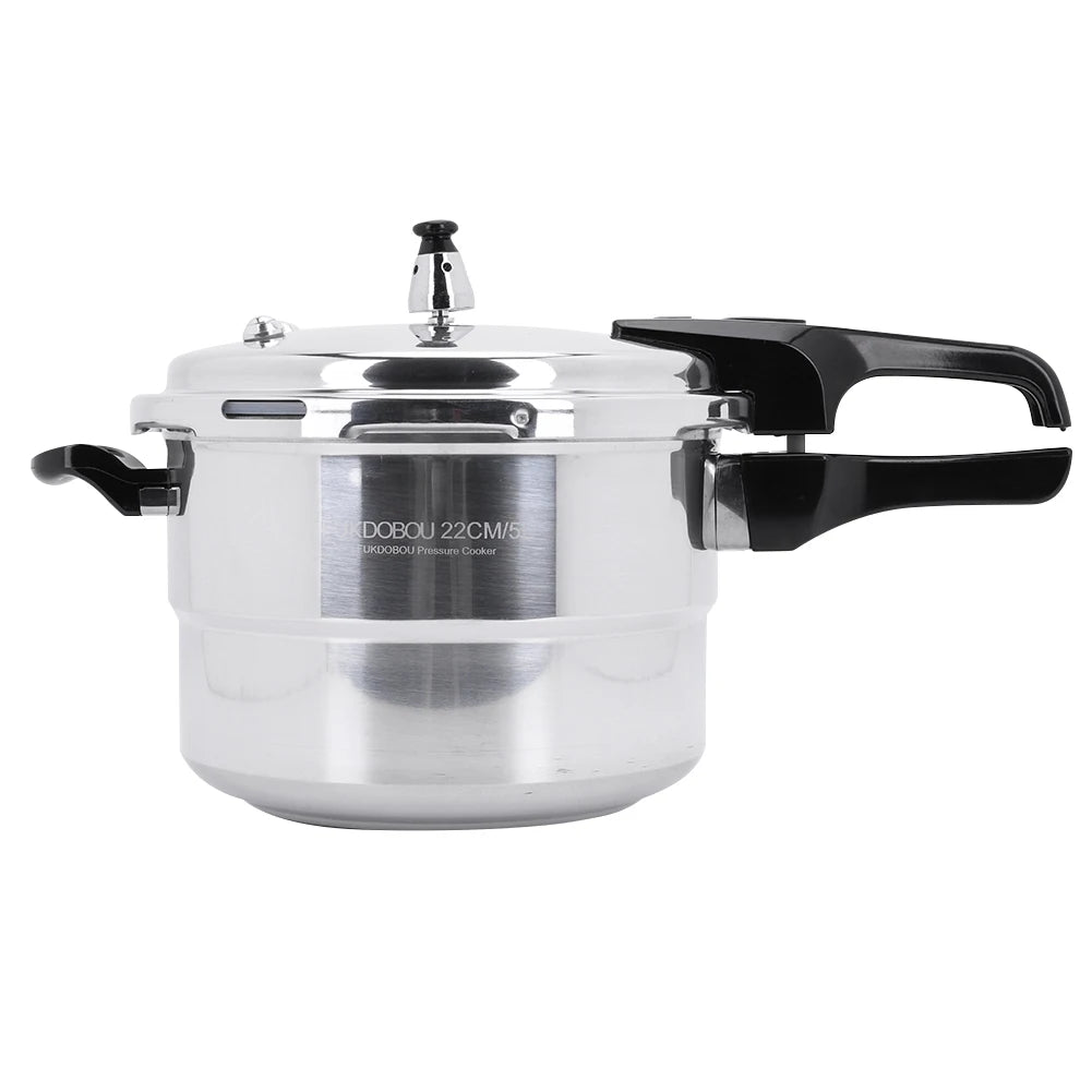 Aluminum Alloy Pressure Cooker With Steaming Plate For Induction Stove