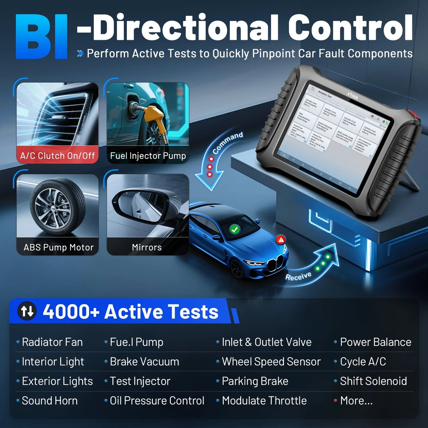 XTOOL X100 PAD3 Elite IMMO Key Programmer KC100 All Keys