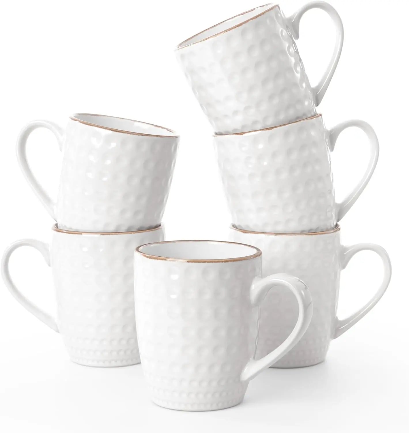 Six Piece Coffee Mug Set Microwave And Dishwasher Safe