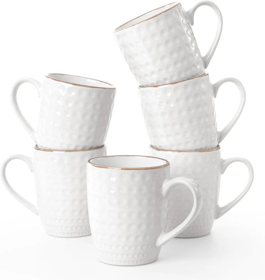 Six Piece Coffee Mug Set Microwave And Dishwasher Safe
