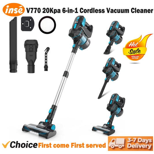 INSE V770 Cordless Handheld Vacuum Cleaner 6 in 1 20KPa