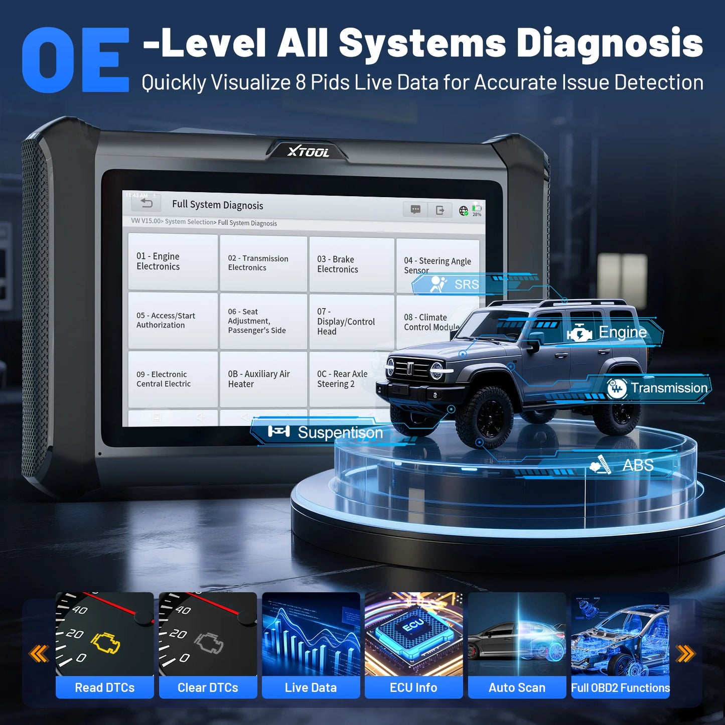 XTOOL X100PADS V2 IMMO Key Programming Tool All Keys