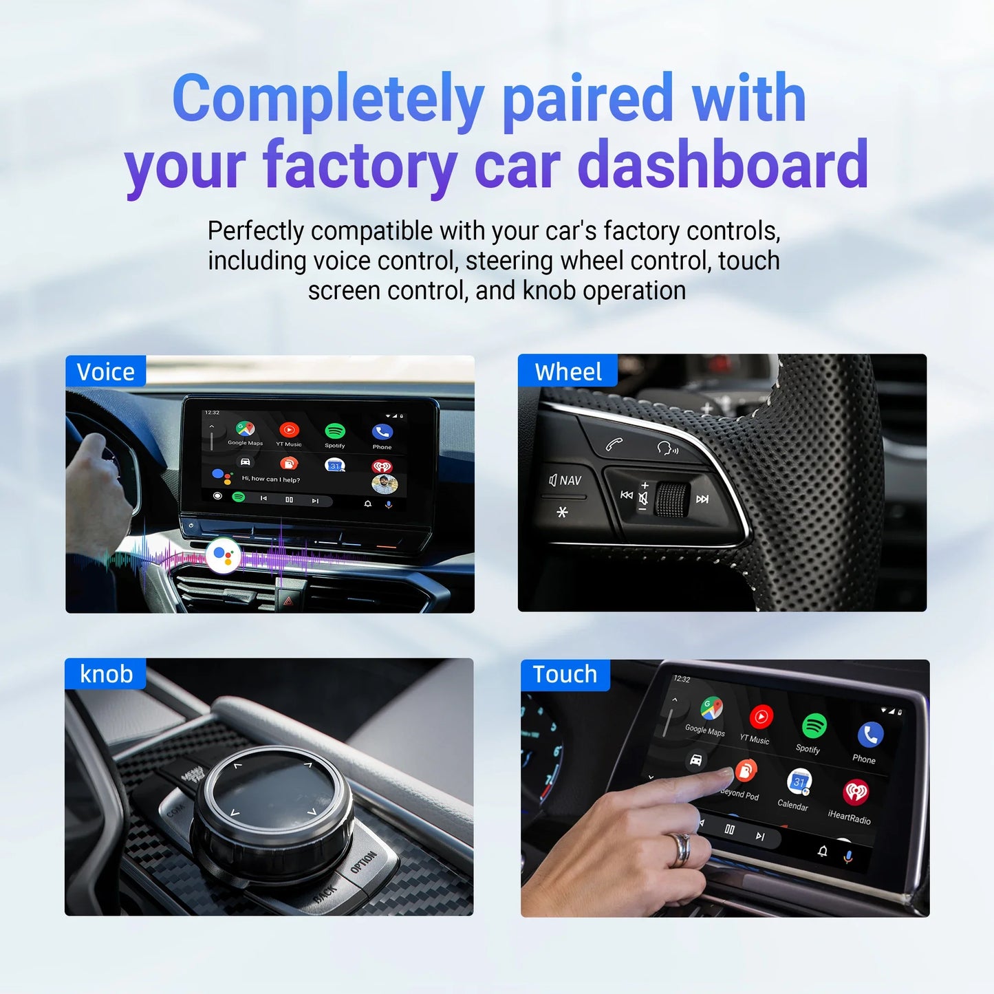 OTTOCAST Play2Video Pro Wireless CarPlay Android Auto Adapter