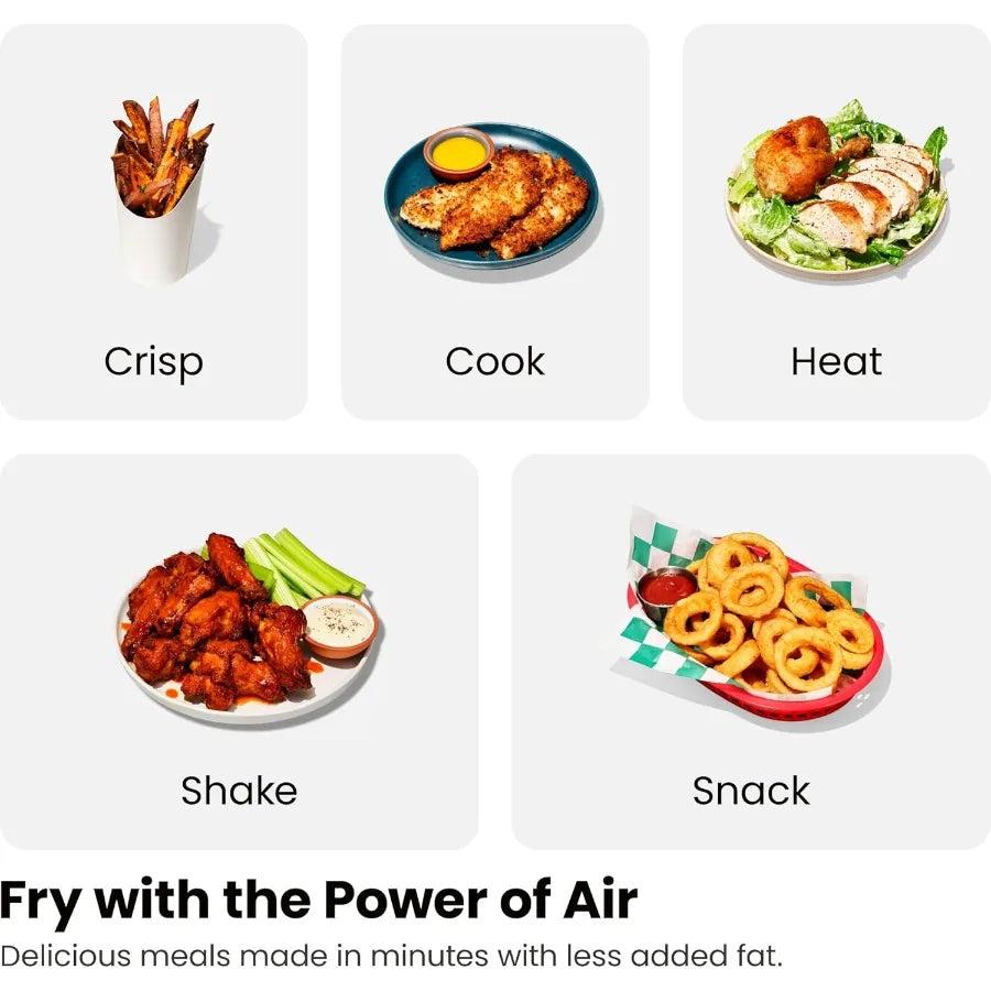 LISM TurboFry Touch Dual Air Fryer With Dual Baskets