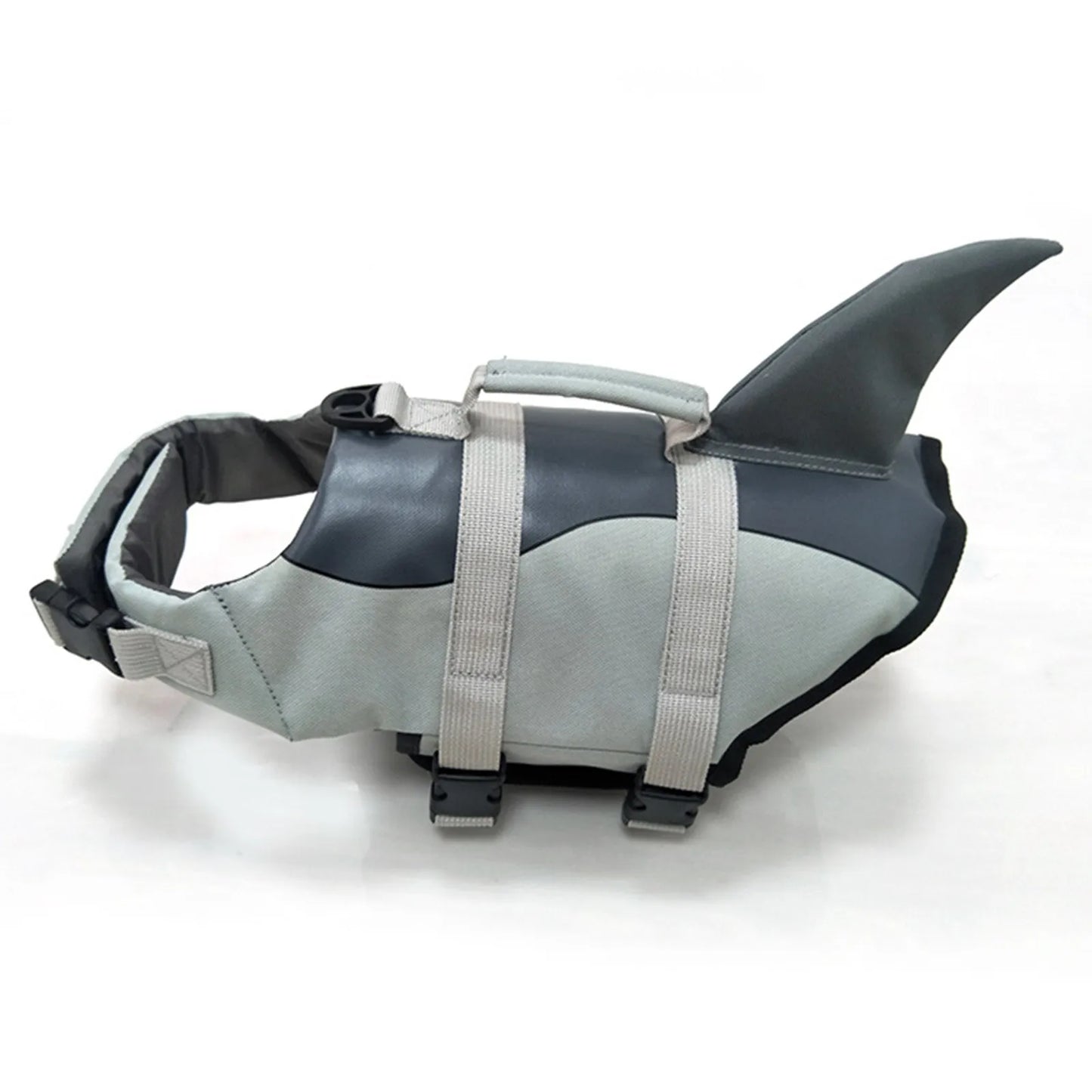 Dog Life Jacket Buoyant Vest With Handle For Swimming