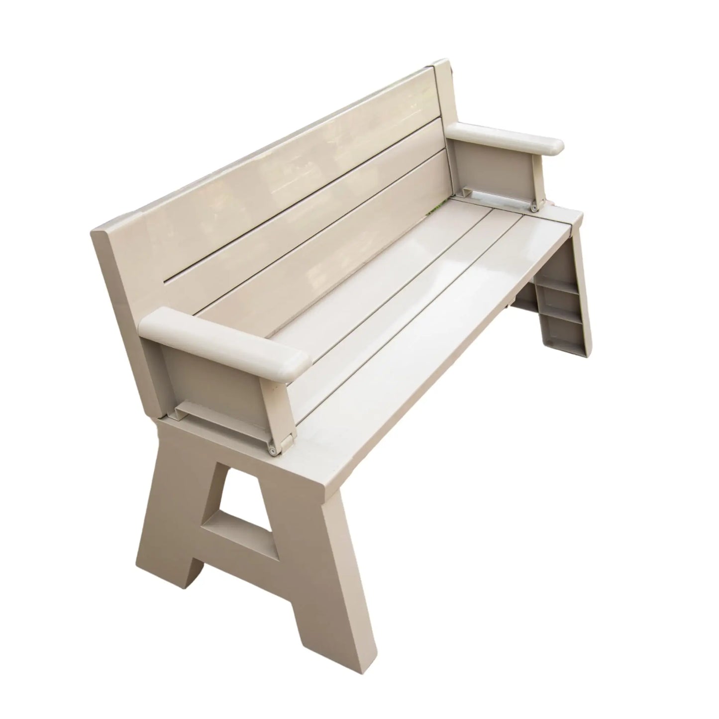YTYIN Convert a Bench 2 In 1 Outdoor Bench and Picnic Table