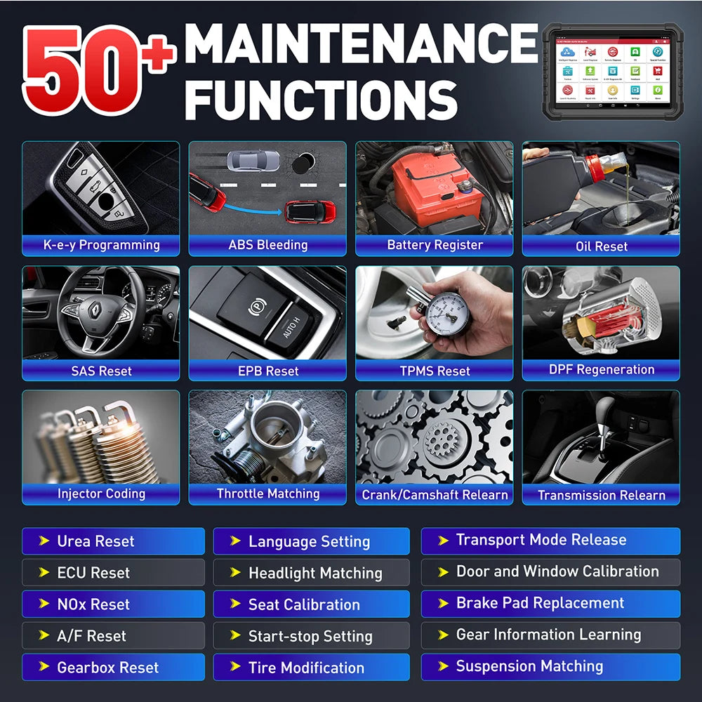 Launch X431 PRO3S Elite Car Diagnostic Tool OBD2 CAN FD
