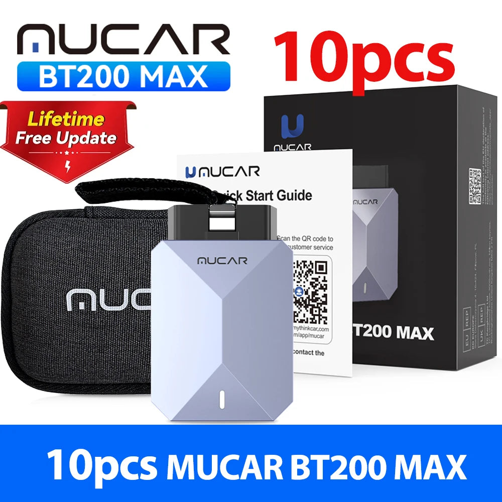 MUCAR BT200 Max OBD2 Scanner Bi-Directional Diagnostic Tool