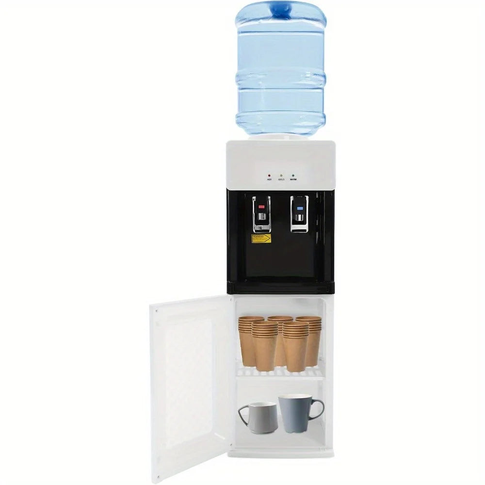 Bymaocar Top Loading Water Dispenser With Hot Cold Child Lock