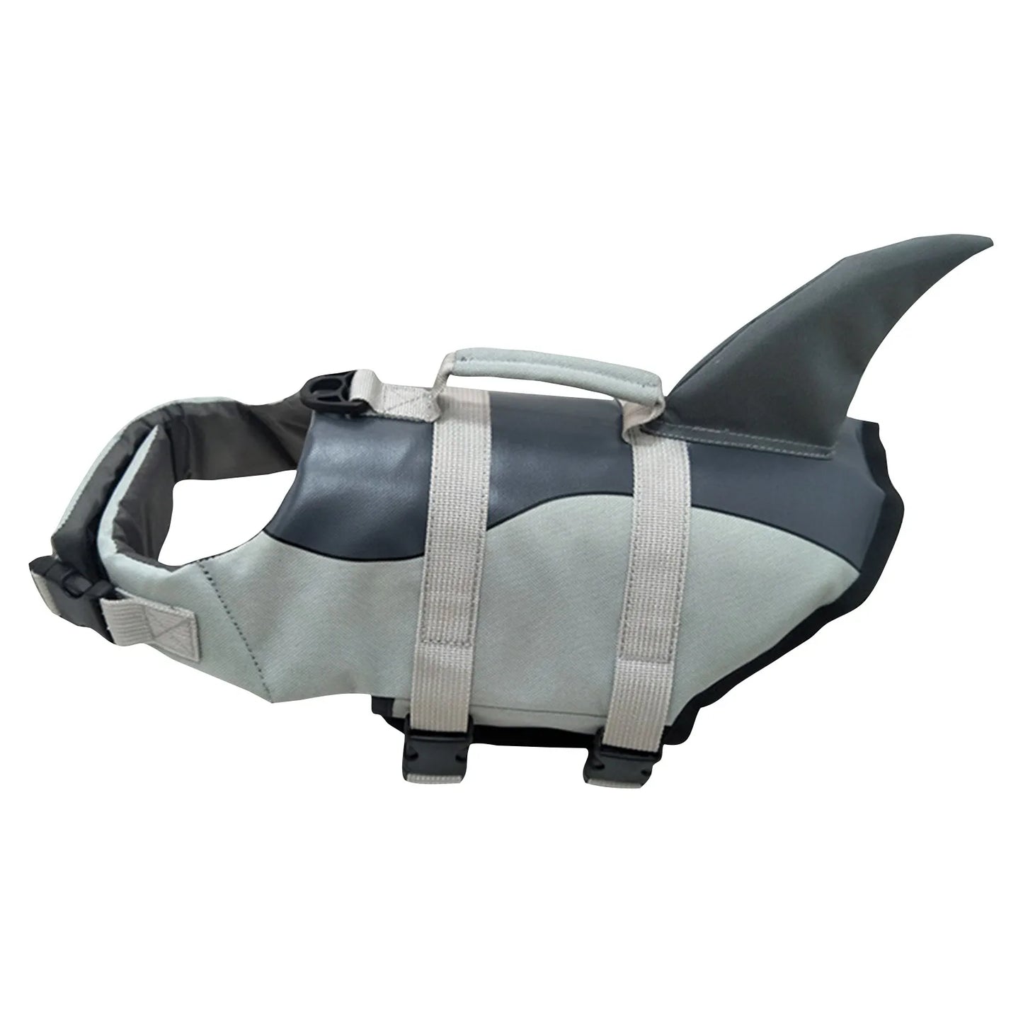 Dog Life Jacket Buoyant Vest With Handle For Swimming