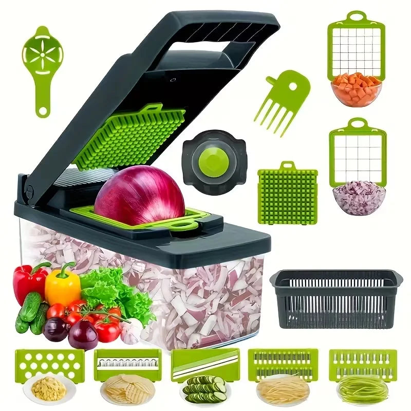 Multifunctional Vegetable Chopper Onion Grater Slicer Kitchen