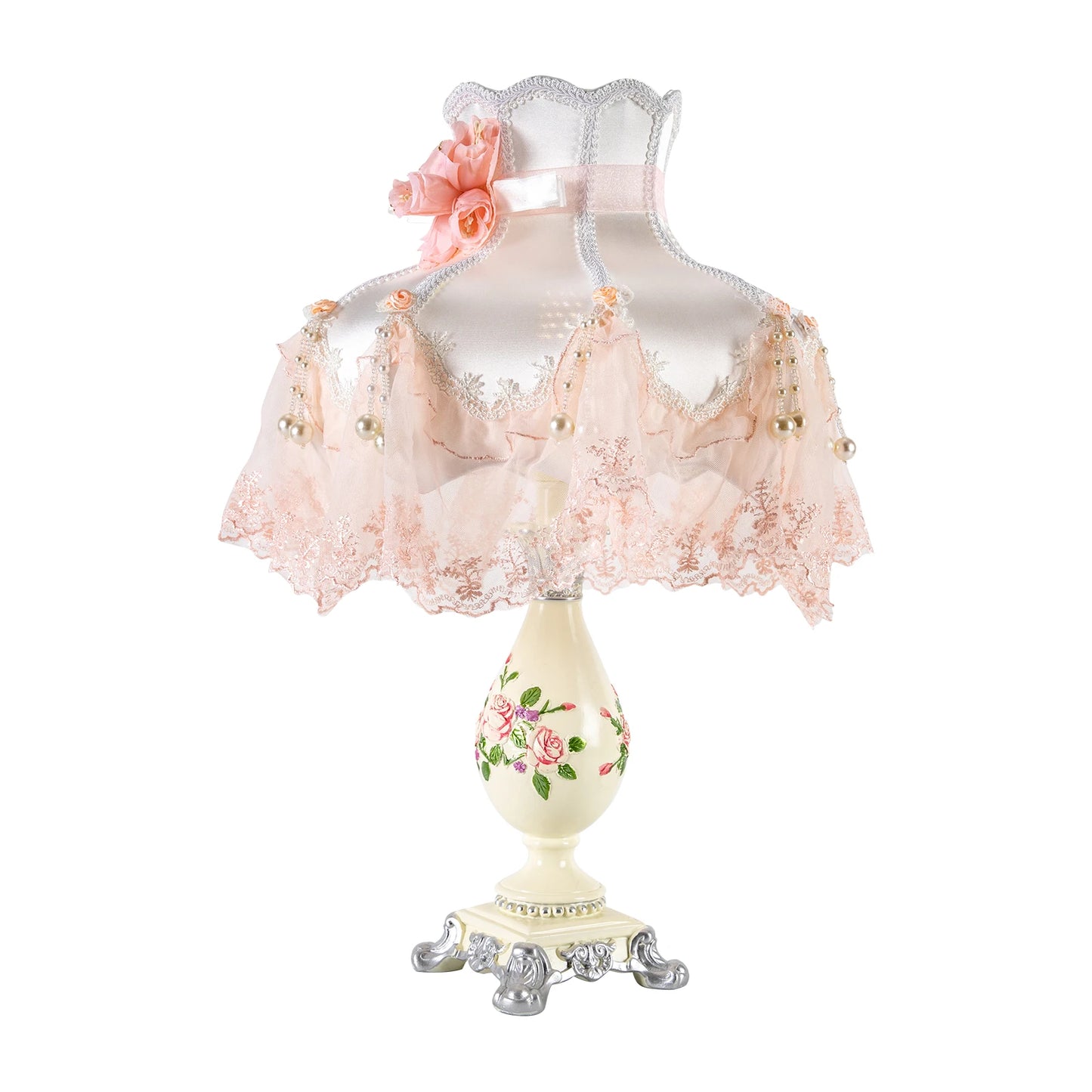 Princess Style LED Table Lamp Romantic Luxury Bedroom Decor