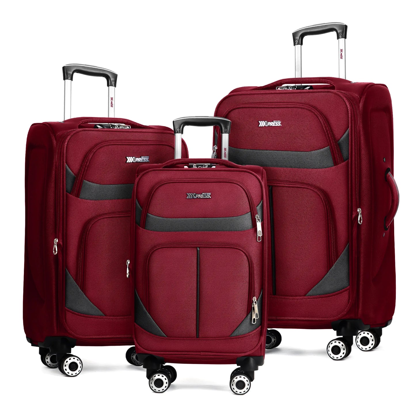 New York XPress Expandable Luggage Set 3 Piece Spinner