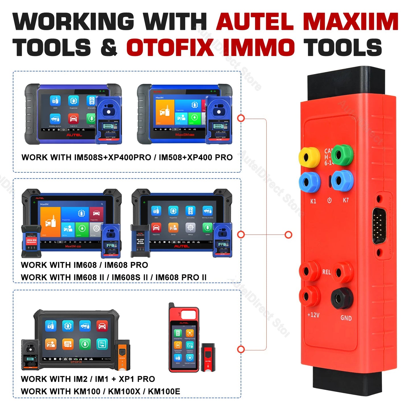 Autel GBOX3 Key Programming Tool For Mercedes Benz BMW Toyota All Keys Lost