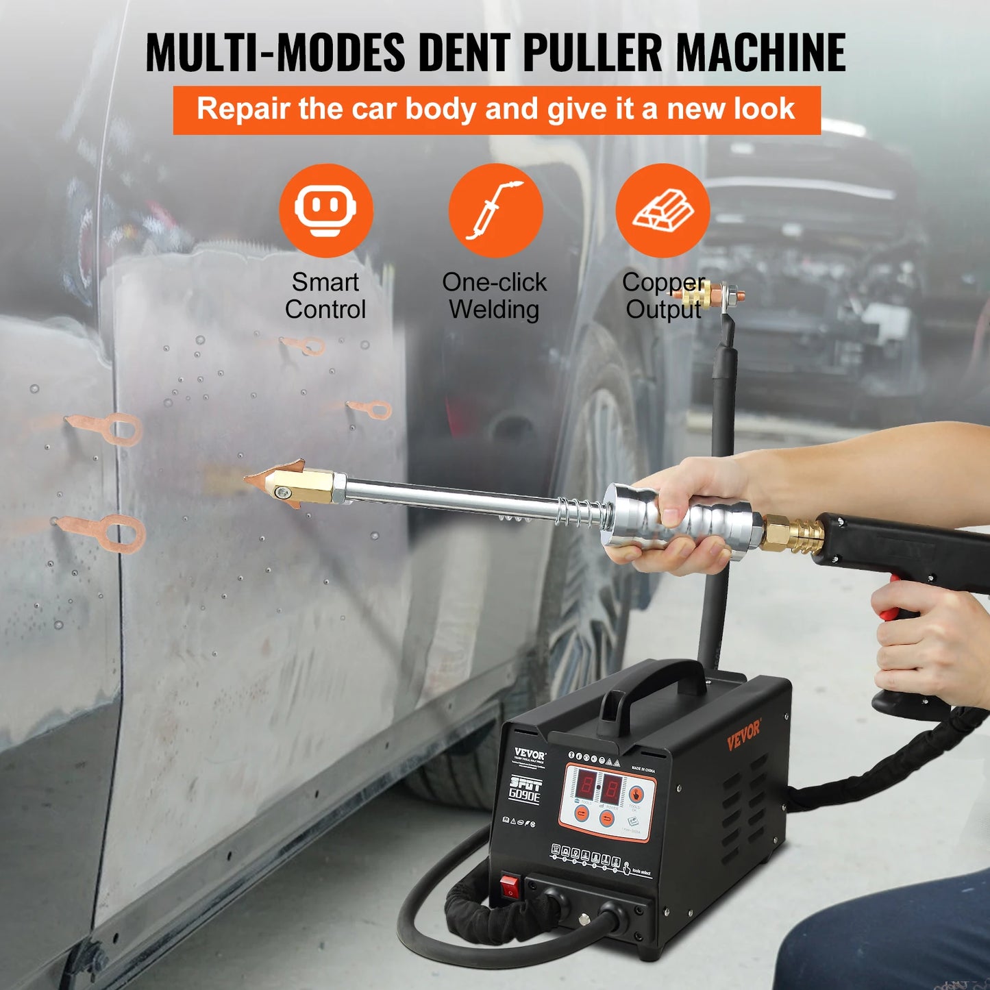 SucceBuy Dent Repair Kit Spot Welder 3000W For Car Body