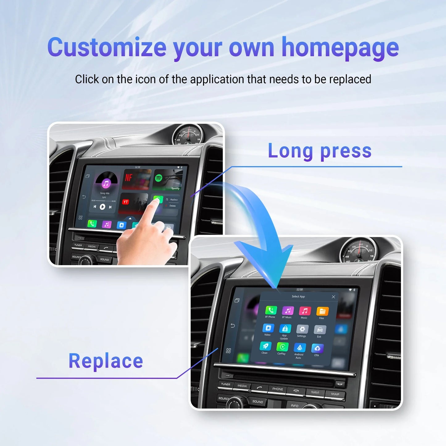 OTTOCAST Play2Video Pro Wireless CarPlay Android Auto Adapter