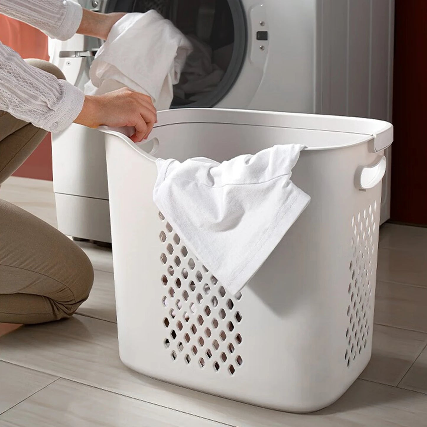 NONECN 2 To 4 Tier Laundry Cart Buckets And Wheels