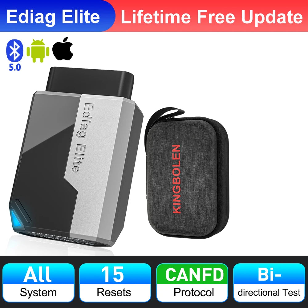 Kingbolen Ediag Elite OBD2 Car Diagnostic Tool All Systems