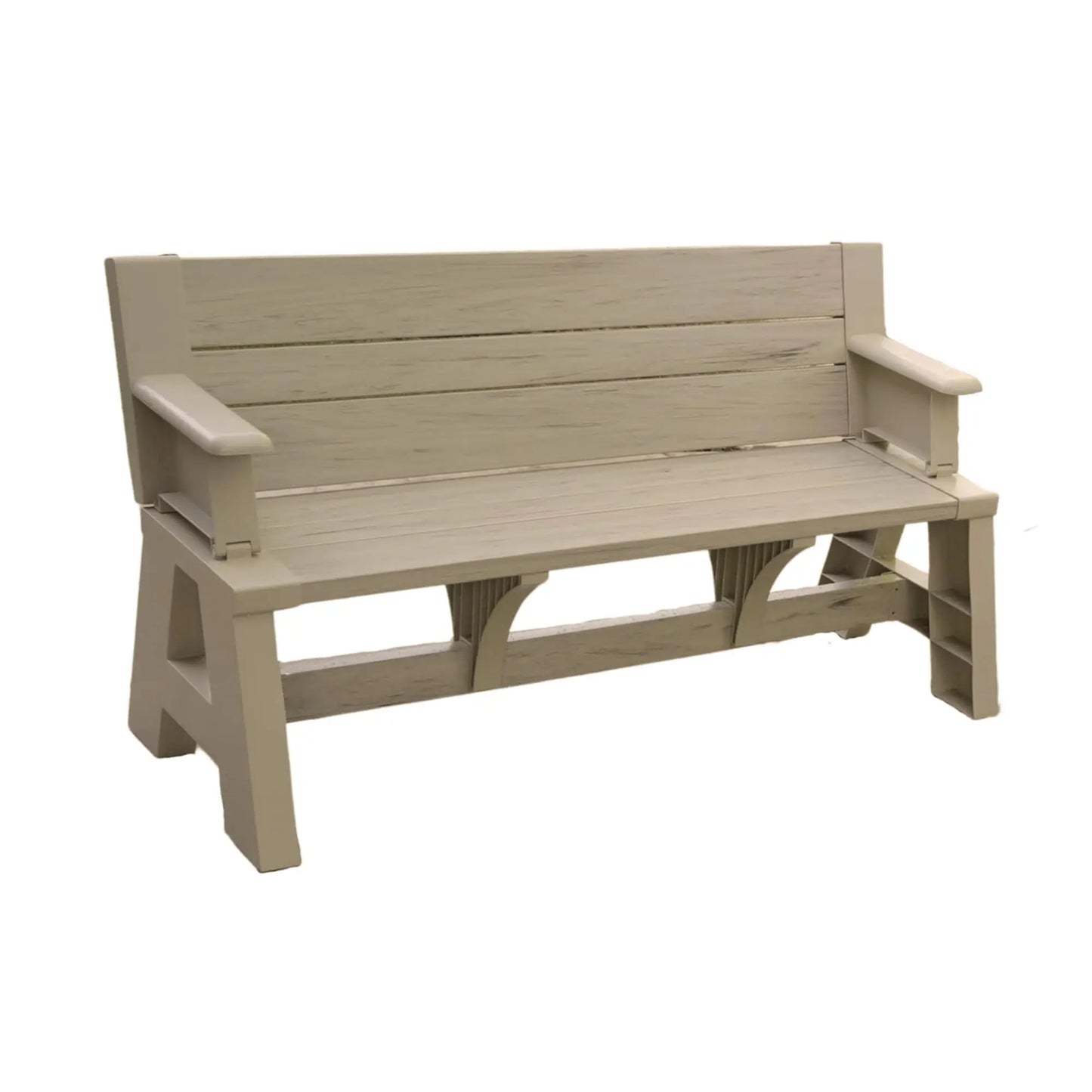 YTYIN Convert a Bench 2 In 1 Outdoor Bench and Picnic Table