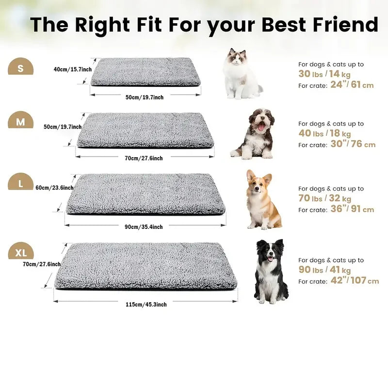 Winter Self Heating Pet Pad Blanket No Electricity Dogs Cats
