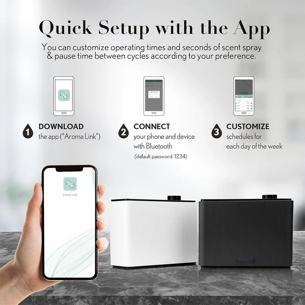 NAMSTE Fragrance Diffuser Smart Timing App Controlled for Home