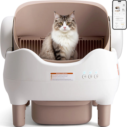 Lunapurr Self Cleaning Cat Litter Box Automatic With App Control