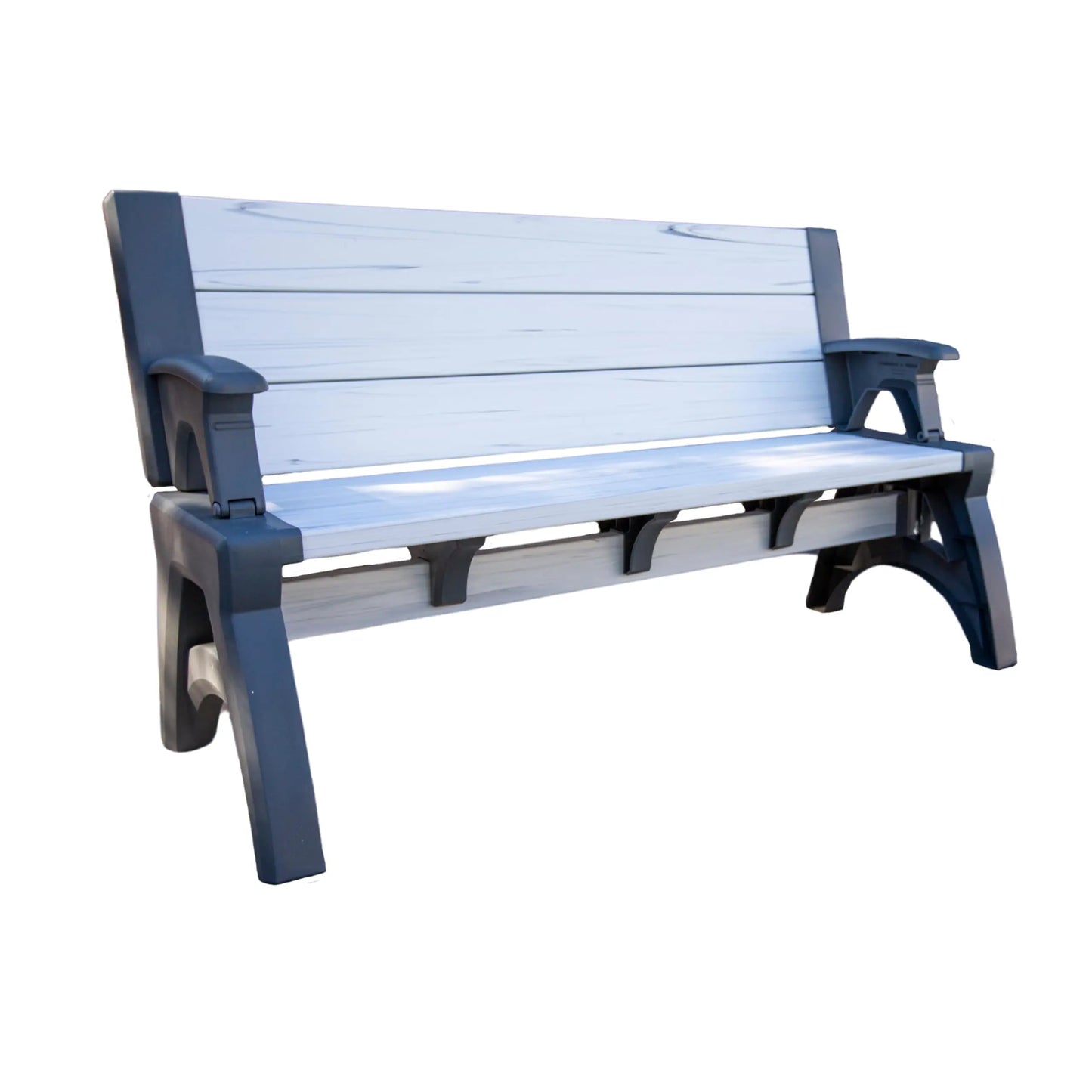 YTYIN Convert a Bench 2 In 1 Outdoor Bench and Picnic Table