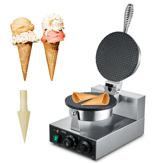 VEVOR Electric Ice Cream Cone Maker With Temperature Control