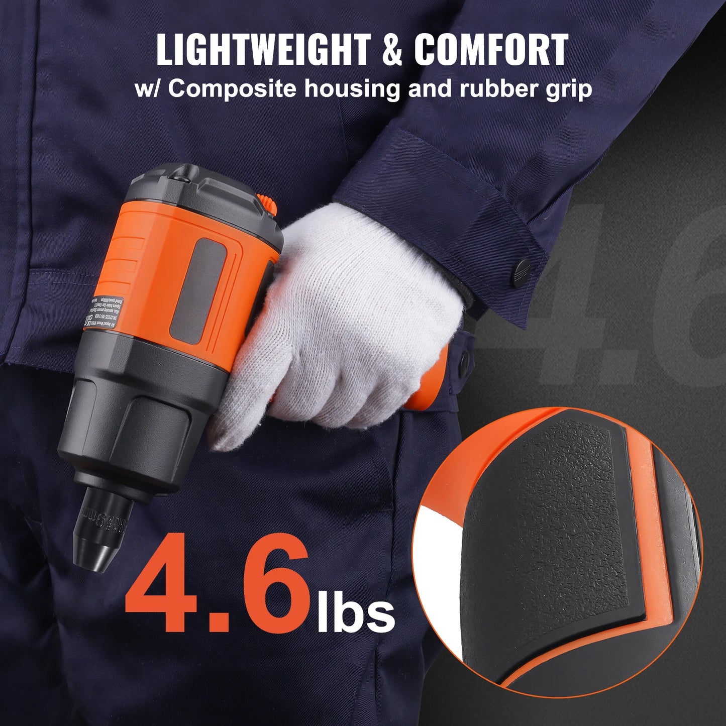 SucceBuy Pneumatic Impact Wrench With Half Inch Drive Socket Set