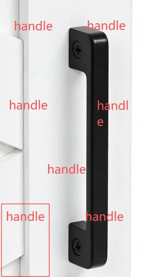 XMSJ Cat Litter Box Enclosure Wooden Washroom Cabinet Barn Door